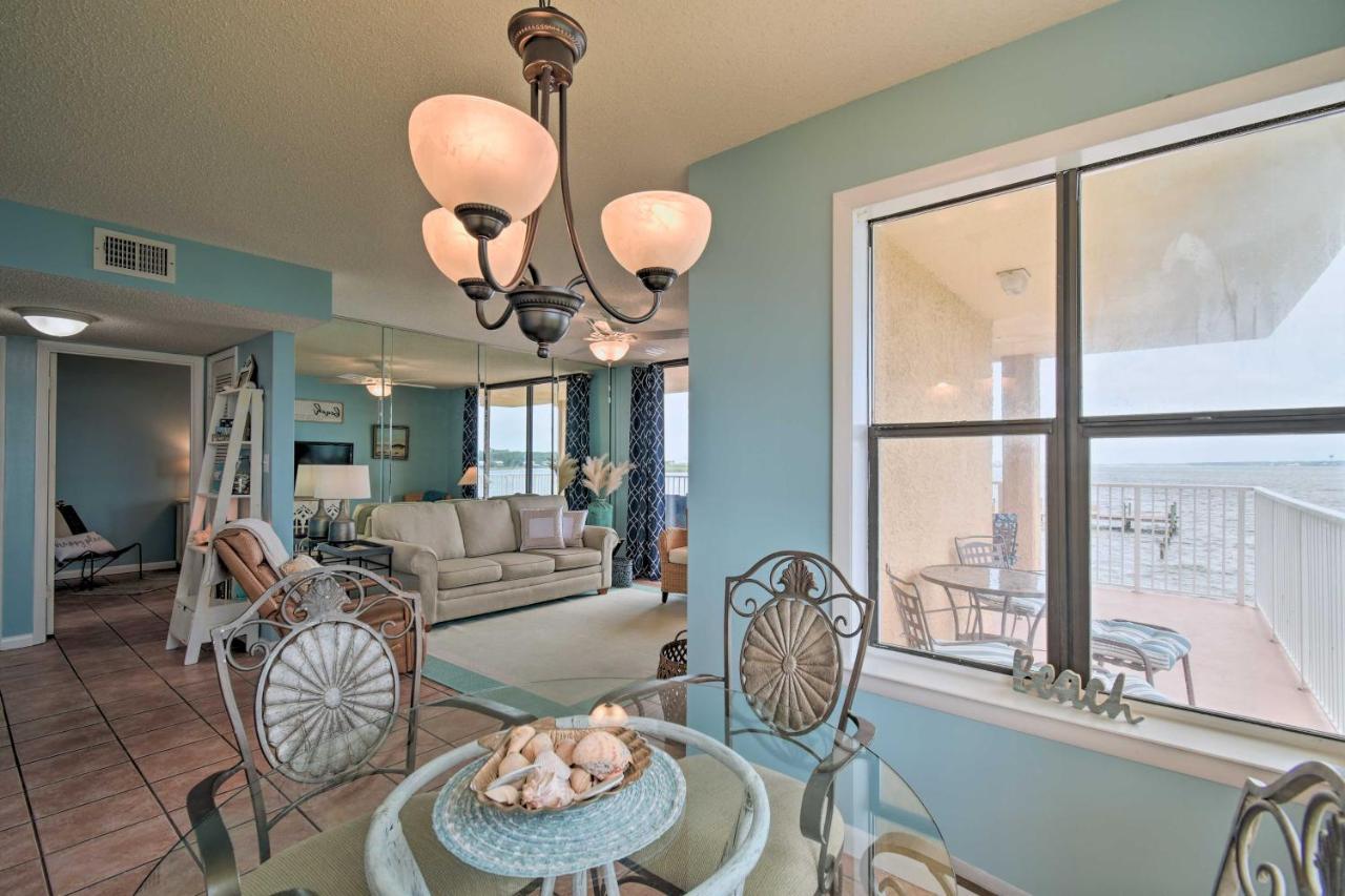 Waterfront Gulf Shores Condo With Patio, Pier And Pool Exterior foto