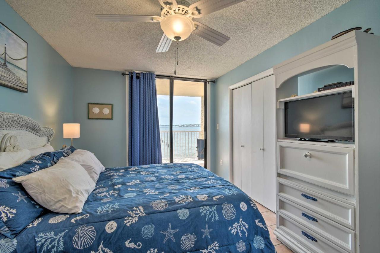 Waterfront Gulf Shores Condo With Patio, Pier And Pool Exterior foto