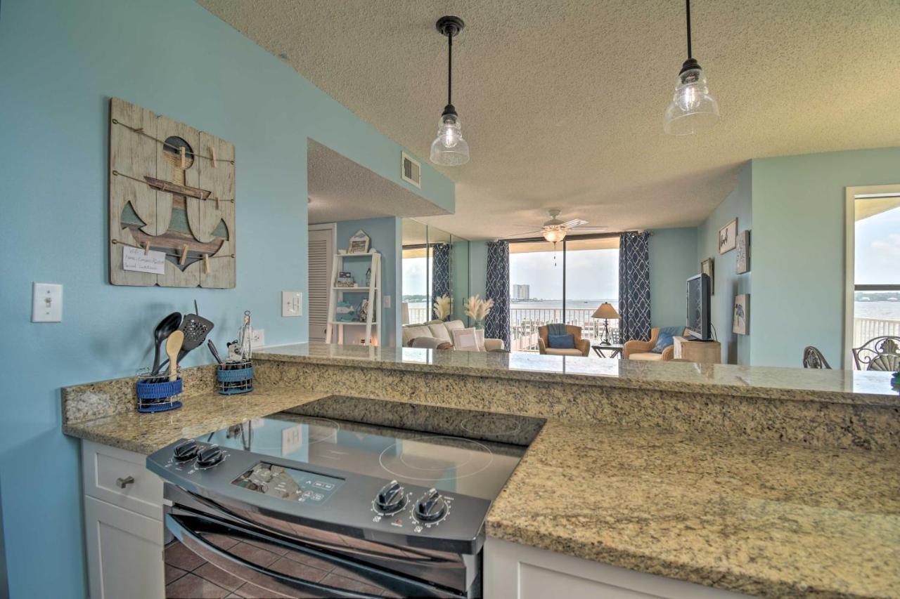 Waterfront Gulf Shores Condo With Patio, Pier And Pool Exterior foto