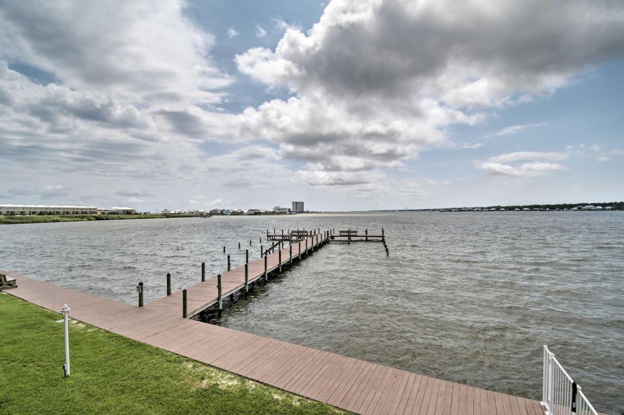 Waterfront Gulf Shores Condo With Patio, Pier And Pool Exterior foto